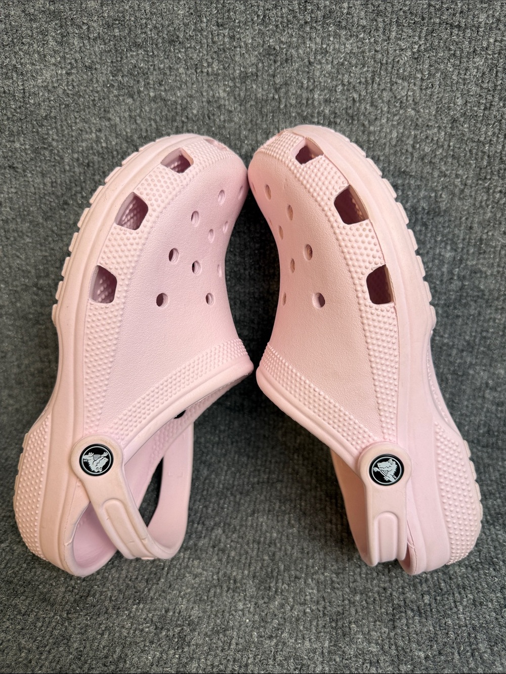 CROCS Light Pink Classic Clog Sandals Women’s 8 Men’s 6 - Picture 4 of 7
